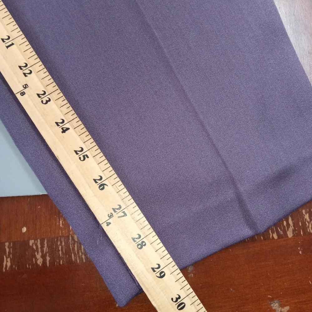 Elegant Purple Women's Trousers - Picture 4 of 11